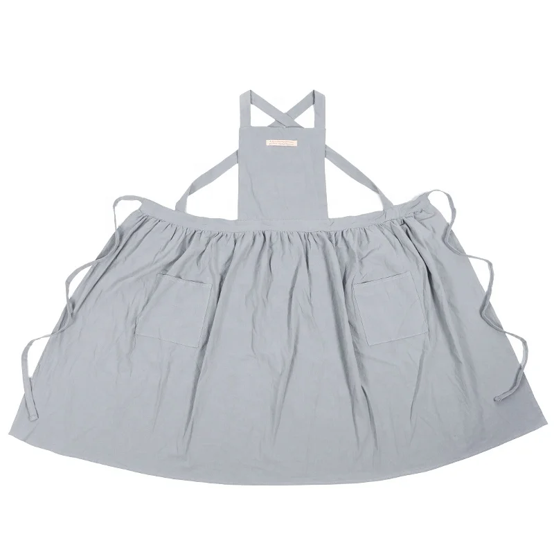 CHANGRONG Custom Japanese Style Cooking Baking Crafting Flower Gardening Linen Apron