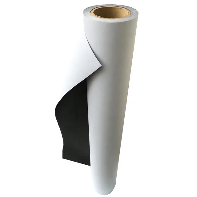 Plain brown flexible rubber plastic magnet 0.4 0.5mm 0.75mm 0.3mm thickness 1meter vehicle magnetic sheet