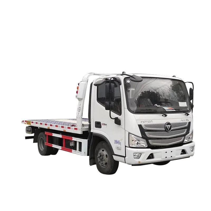 Hot sale 4x2 foton roll back tow truck wrecker flatbed truck with good quality