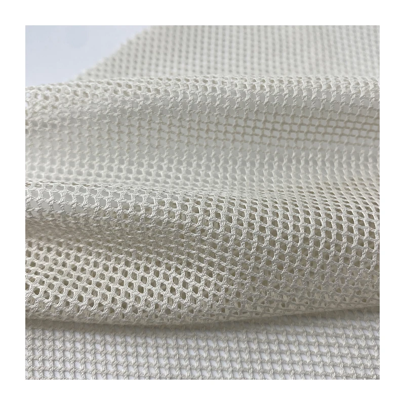Stock Lot Wholesale 100% Polyester 75D 2*2 DTY Mesh Lining Fabric for Sportswear