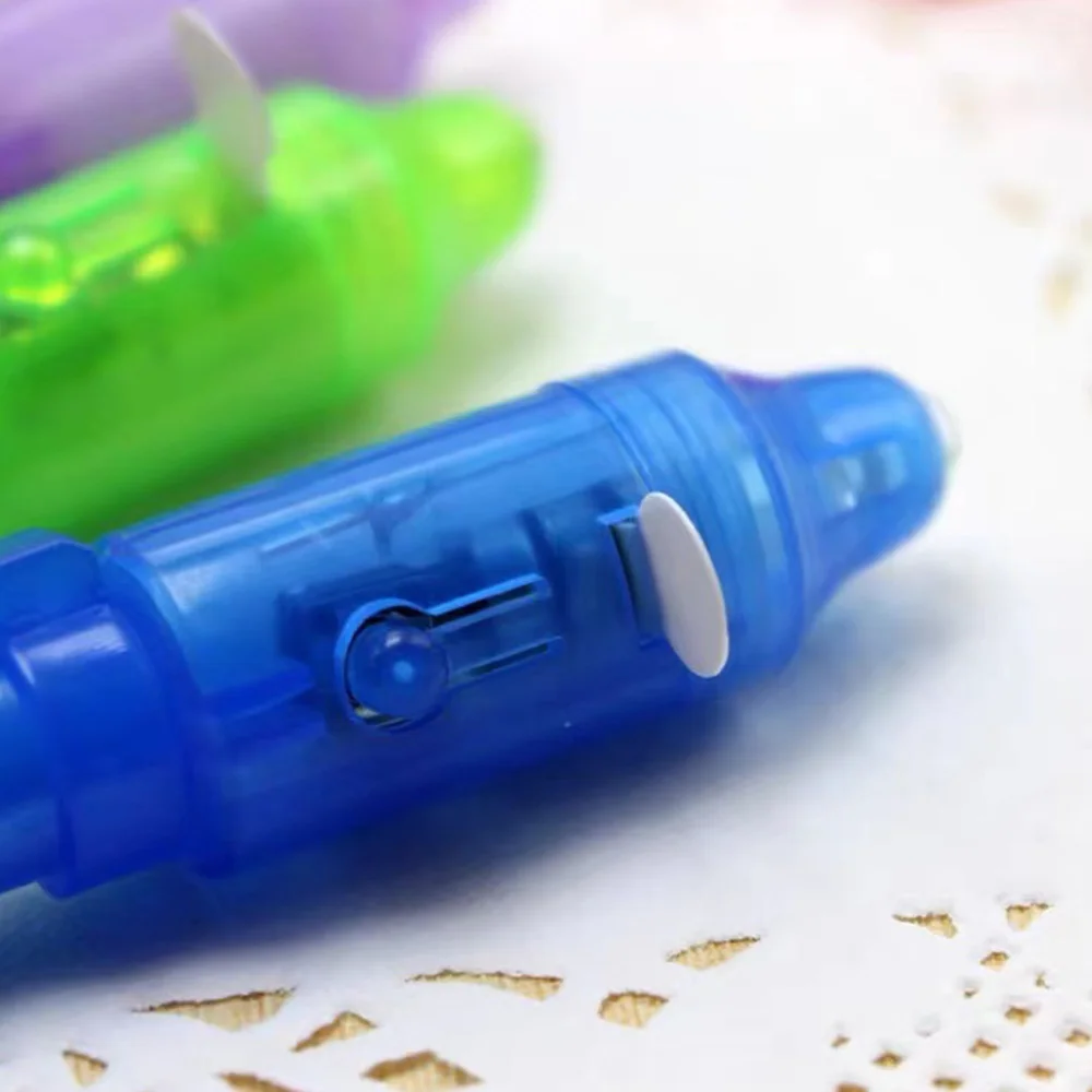 Magic  Secret Message Disappearing Ink Invisible Ink Pens  with UV Light