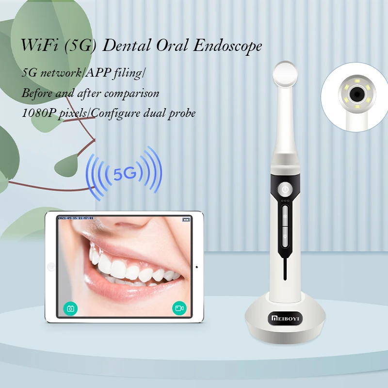 Free Shipping Visual Electric Toothbrush Multi-functional Toothbrush Oral Endoscope Camera For Android & Iphone