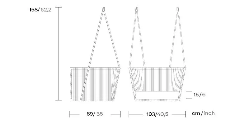 Factory direct luxury  garden swings for sale single seat rope swing