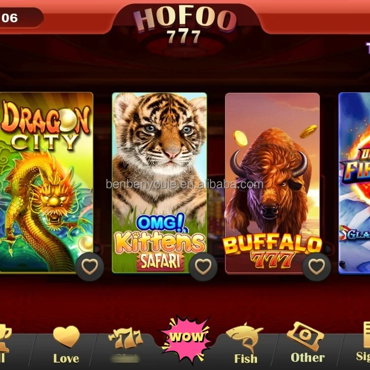 original developer mobile app software new Original touch screen table top online fish game software app
