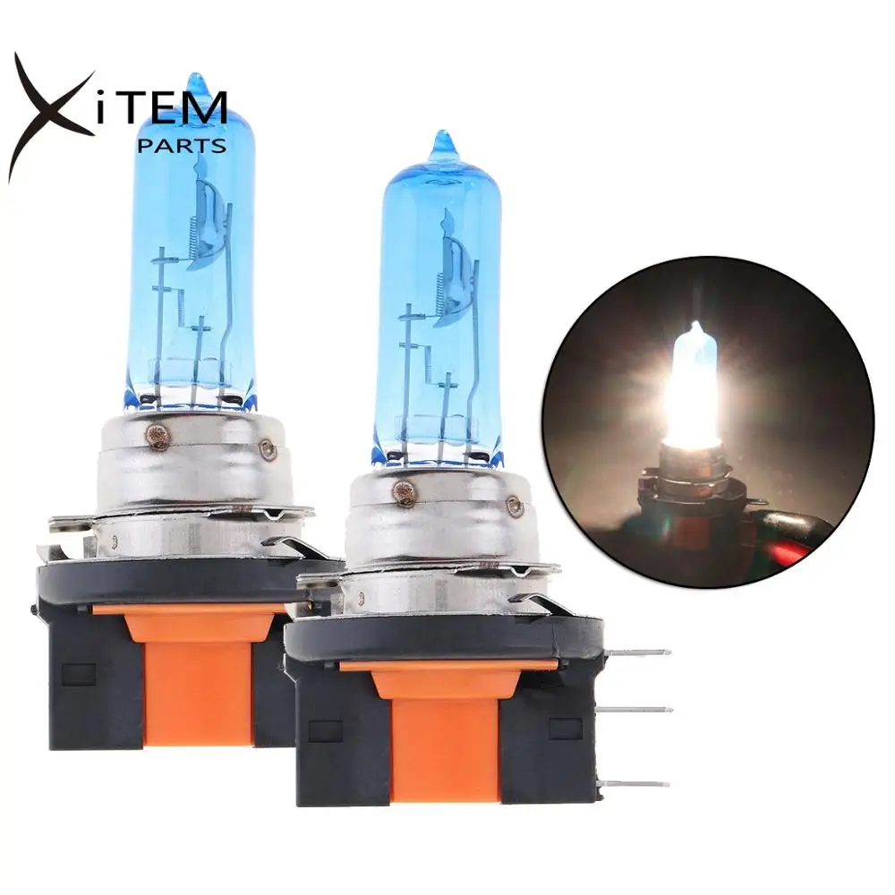 H15 Super White Halogen Bulbs 12V 15/55W 6000K Car Headlight Halogen Lamp h15 bulbs