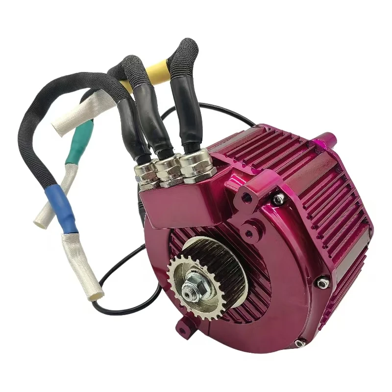 High Efficiency 96V 20KW  DC Brushless Motor BLDC Mid Mounting Motor