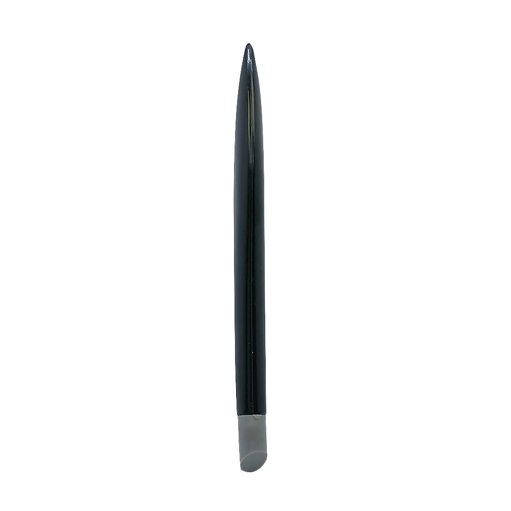 Professional Black Nail Cuticle Pusher with Precision Rubber Tip for Perfect Manicure
