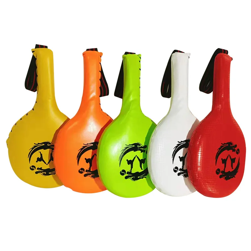Factory direct martial arts taekwondo equipment kids single custom training target kicking paddle clapper for children