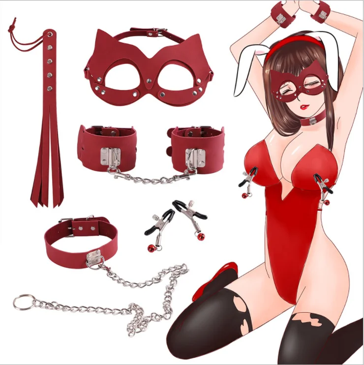 BDSM 5 Set Sex Bondage Strap Kit Slave Game Fetish Bondage Sex Toy Bondage Fetish