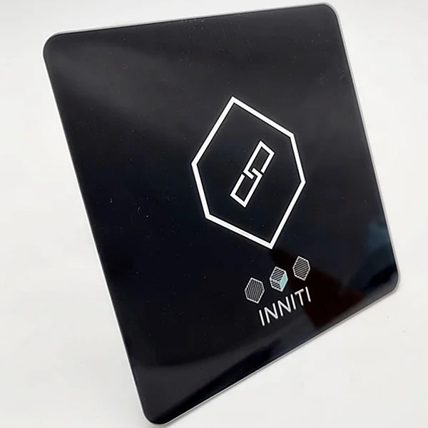 2mm  custom size tempered glass screen lcd display cover glass