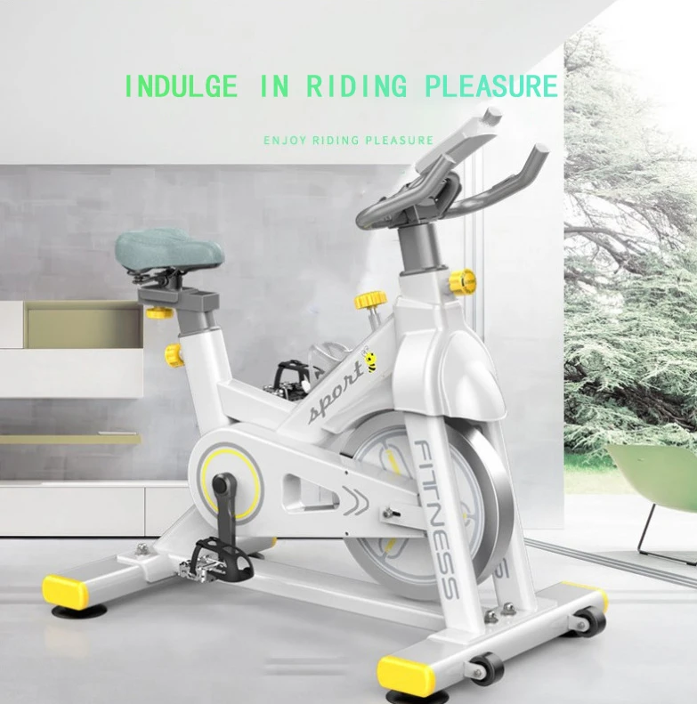 
White bicycle (no magnetron, gray pedal) 