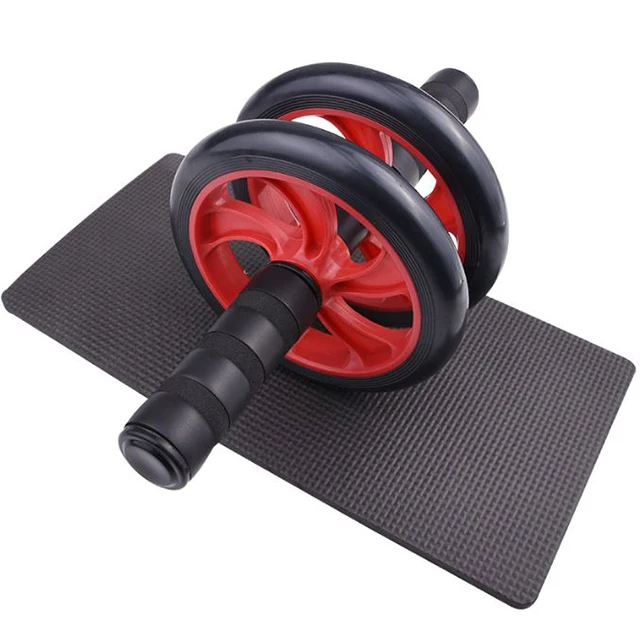 Fitness Equipment Home Abdominal Wheel Roller AB Wheel with Mat