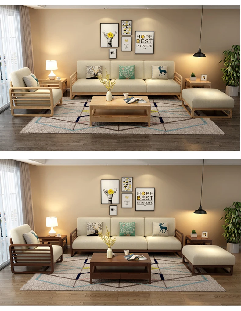 
modern hot sale wooden sofa frame with fabric 4 3 2 1 seat chaise couch single sofa chair L shape household furniture widely use 