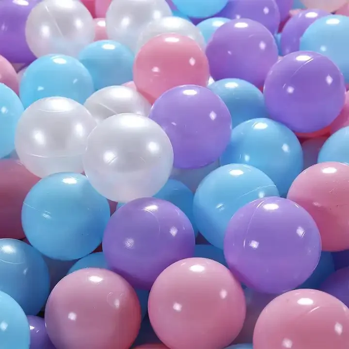 Factory Wholesale Plastic Transparent Clear Color Ocean Balls Million Ball children Play Pool & Pit Sea Balls