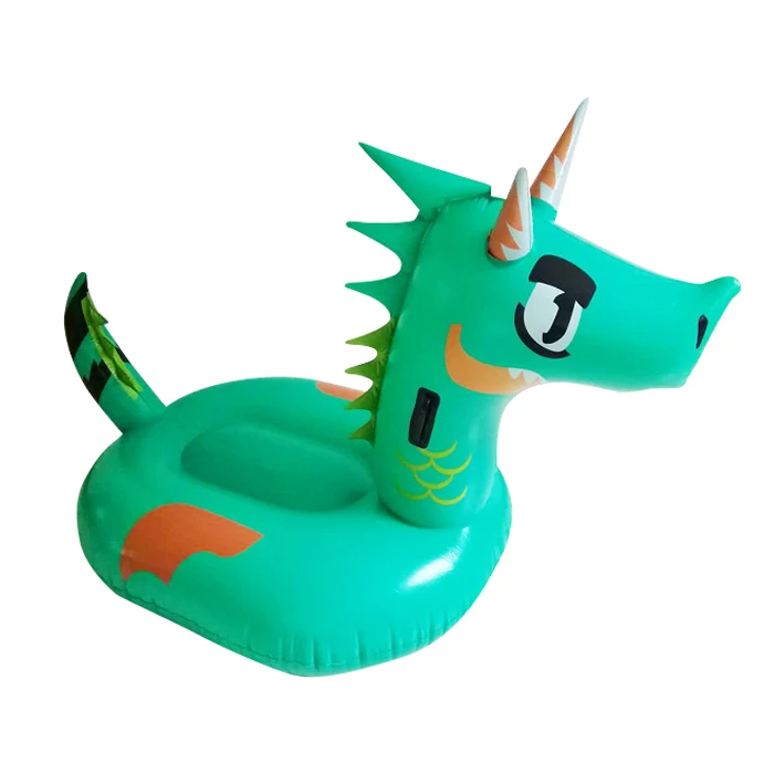 custom swimming foam pool float adults floating raft inflatable floating island dragon pool float