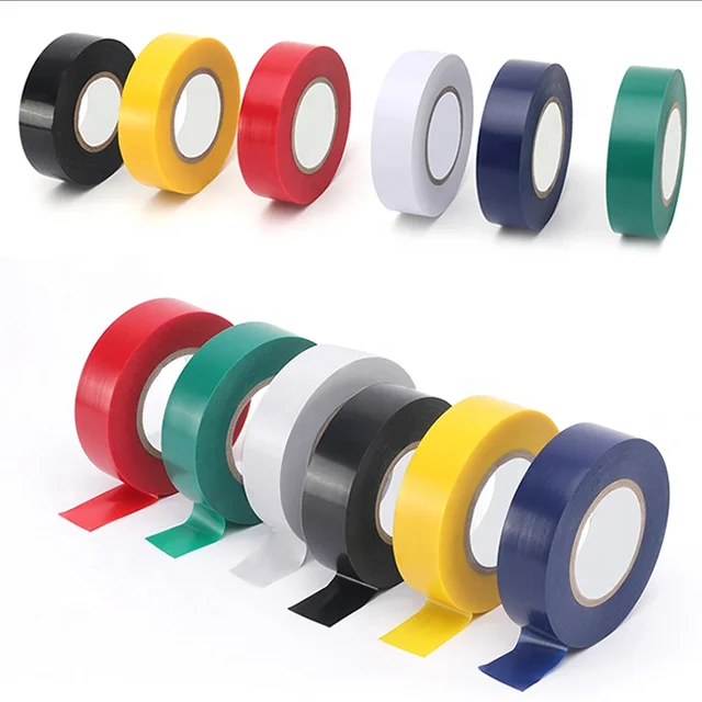 shiny water proof black wire liquid waterproof self adhesive custom printed vinyl pvc insulation electric electrical tape