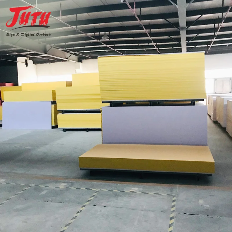 JUTU Прямая продажа Заводская цена высокое качество 4x8 ПВХ пенопласт большой цветной