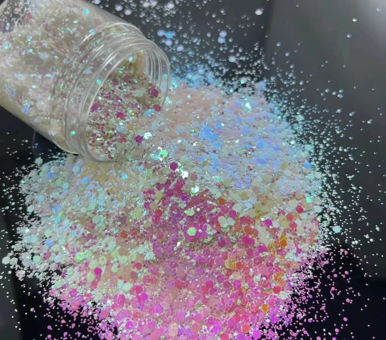 Wholesale Hot Style High Flash Chameleon Mixed Size Glitter Powder Mirror Glitter For Nail Party DIY Christmas Decoration
