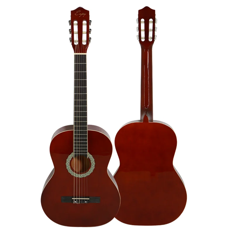 G3901 China Price 6 String 39 Inch Full Solid Basswood Left Handed Acoustic Classical Guitar for Student