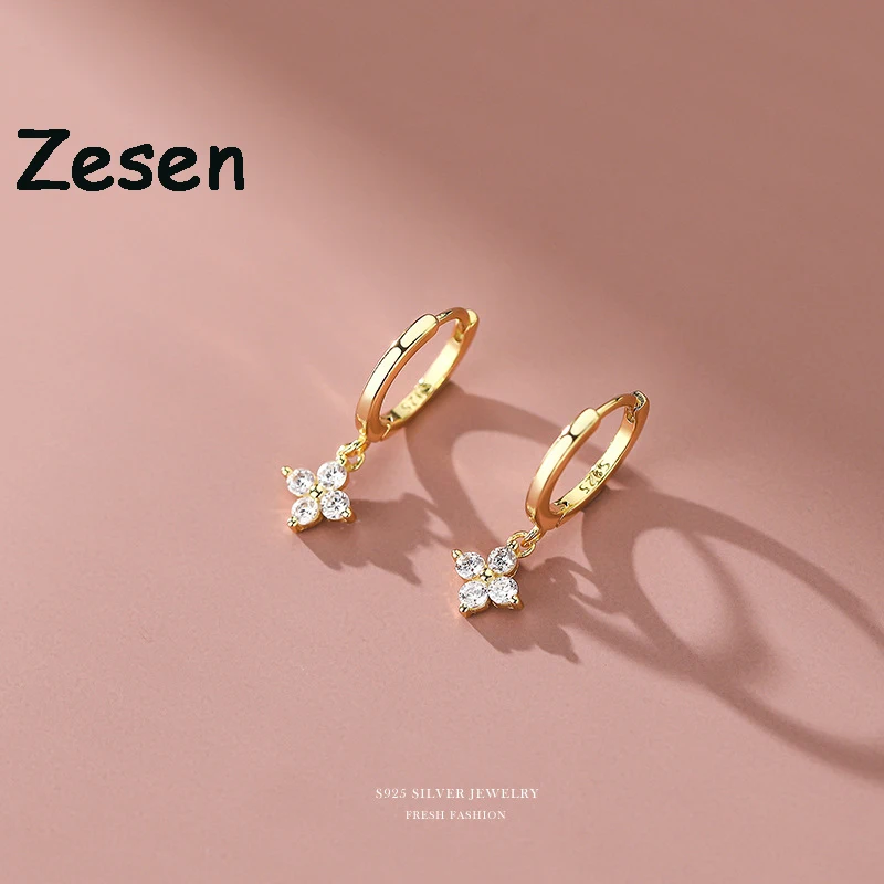 2024 Fashion Trending Original Dangle Earrings Designer Jewelry 925 Sterling Silver Hoop Earrings for Women