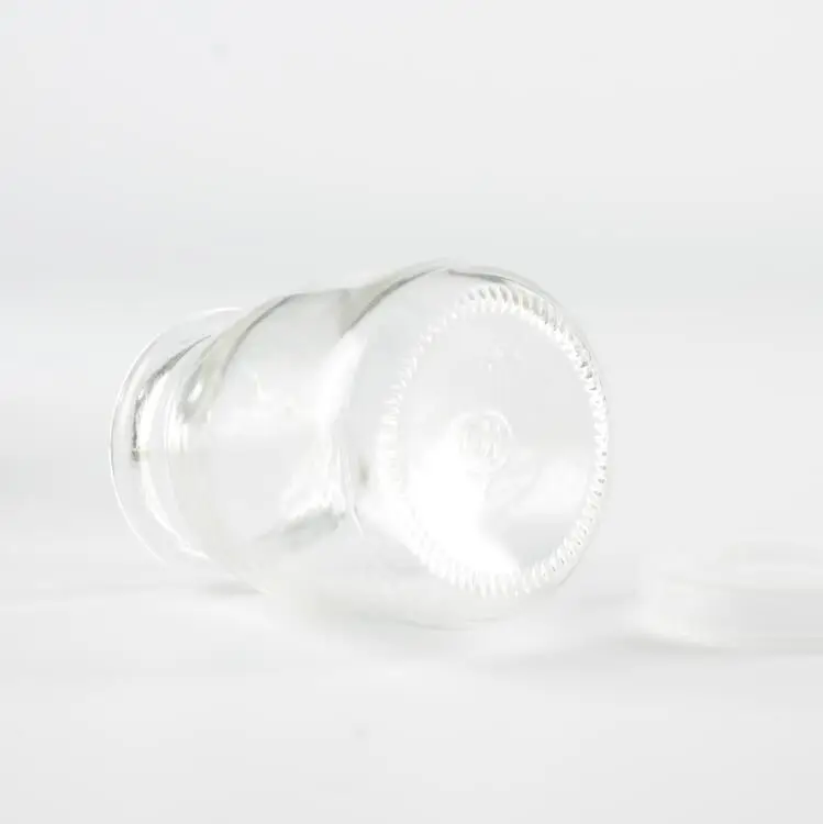 Manufacturers wholesale glass transparent 100ml pudding small jelly bottle yogurt cup wishing star cork cover drift bottle