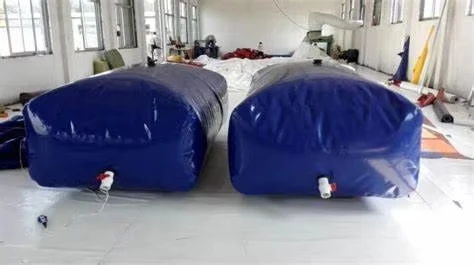 New Design 1100dtex Pvc Tarpaulin Material 300m3 Flexible Biogas Methane Water Storage Tank