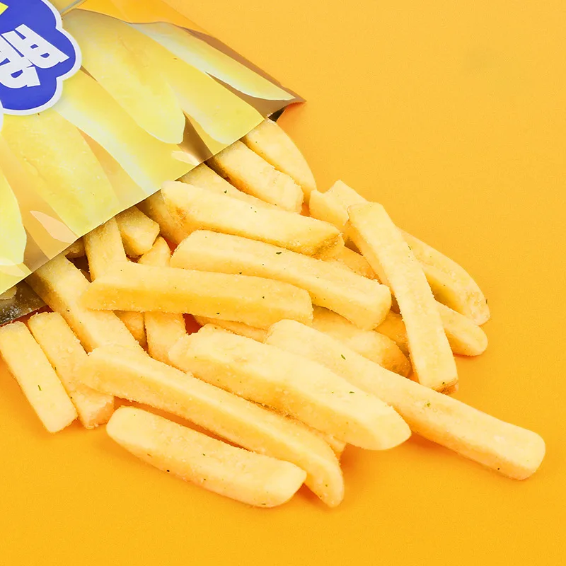 wholesale exotic snacks vegetable snacks non fried french fry cones butter honey flavored potato chips french fries