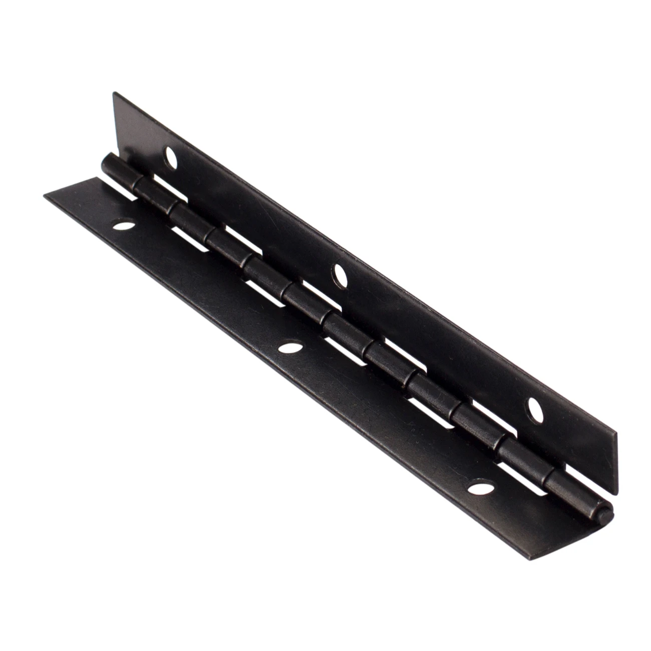 6 Inch Piano Hinge Continuous Hidden Concealed Black Iron Steel Economical Offset Small Single Wrap Piano Hinges