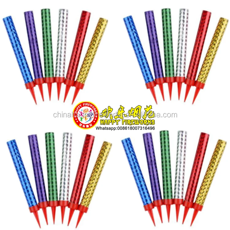 Wholesale ice cold fountain smokeless in stock good price 6pcs pack  birthday cake candles party stage indoor fireworks candle