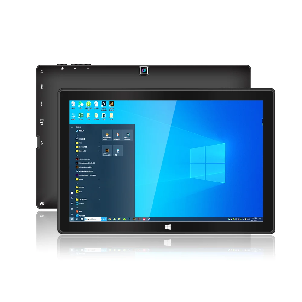 Cimi  best laptop 10 Inch Laptop two In one Win 10/11 Intel Celeron N4020, dual core 2.2 Ghz cpu Ips Screen tablet laptop