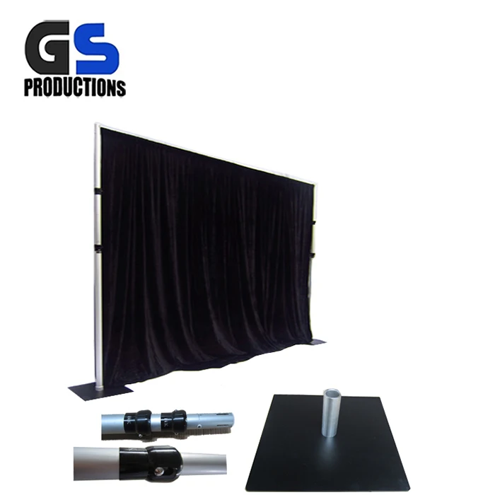 Outdoor aluminium portable mobile backdrop pipe and drape for wedding