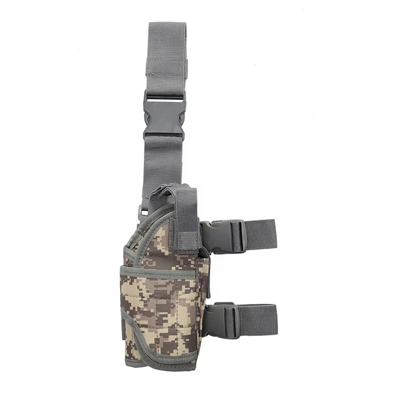 Outdoor sports  leg set multi-functional camouflage tactics quick pull set  fan tactical tool leg bag in stock