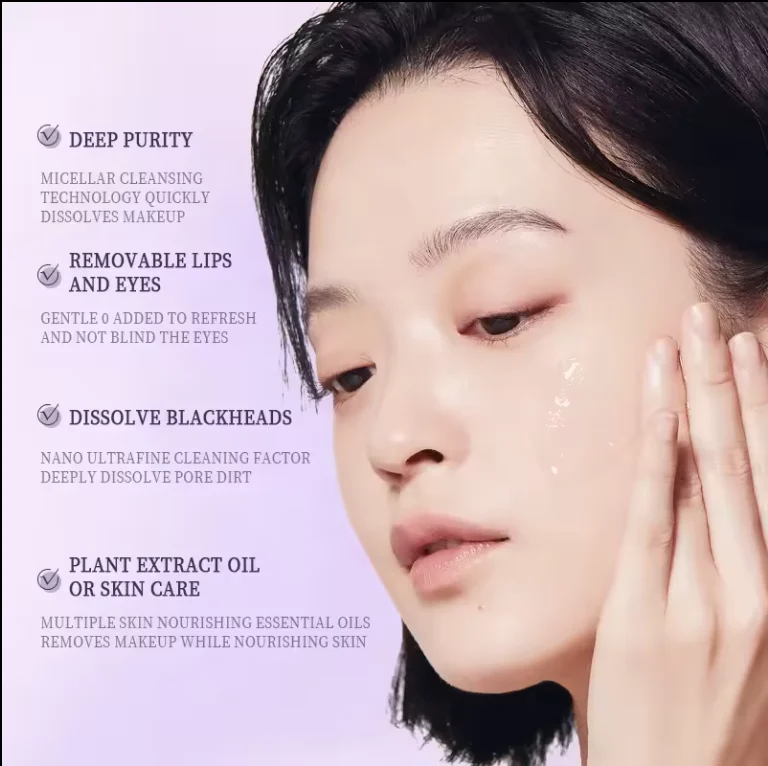 Wholesale Purple Pure Cleansing Oil 200ml w/ Lavender Oil Perilla Extract Blackhead Melting Gentle Oil Cleanser Makeup Remover