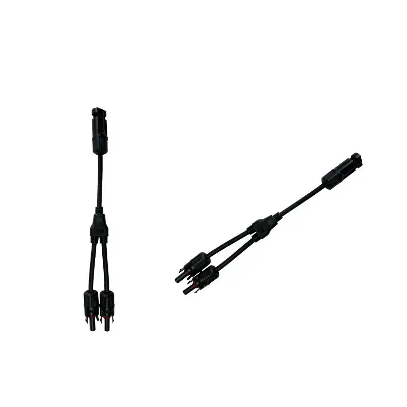 solar connector solar connectors y branch parallel adapter cable solar splice connector