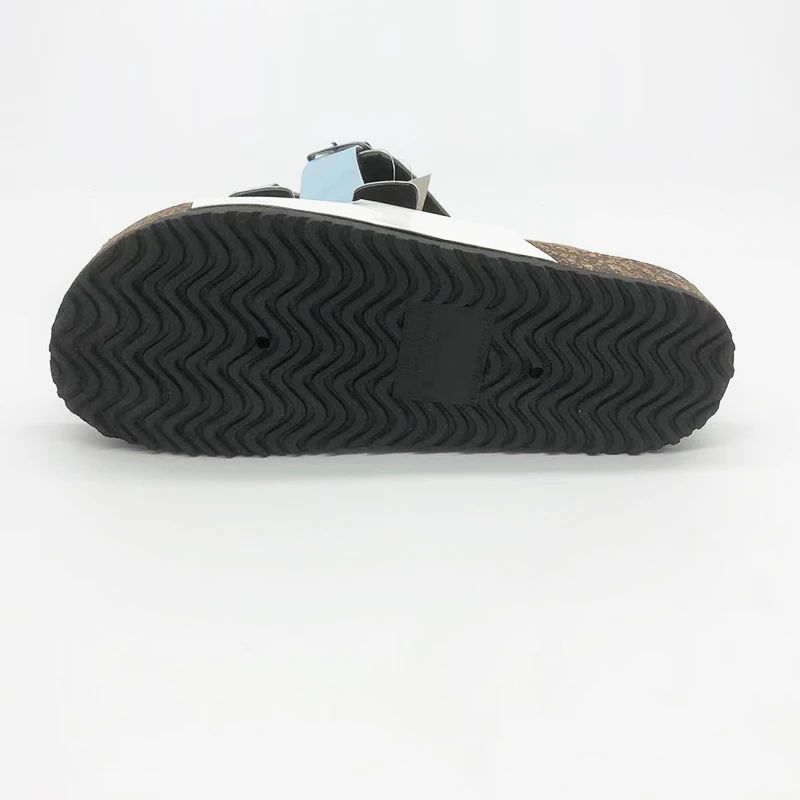 Latest Design Casual beach cork sole shoes women slide chappal slippers