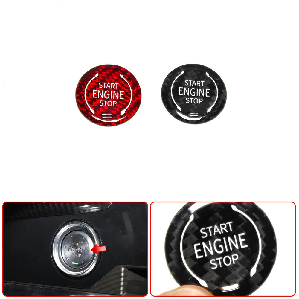 For Corvette C8 Stingray Coupe Z51 2020 2021 2022 2023 Engine Start Stop Button Push Cover Sticker Car Accessories