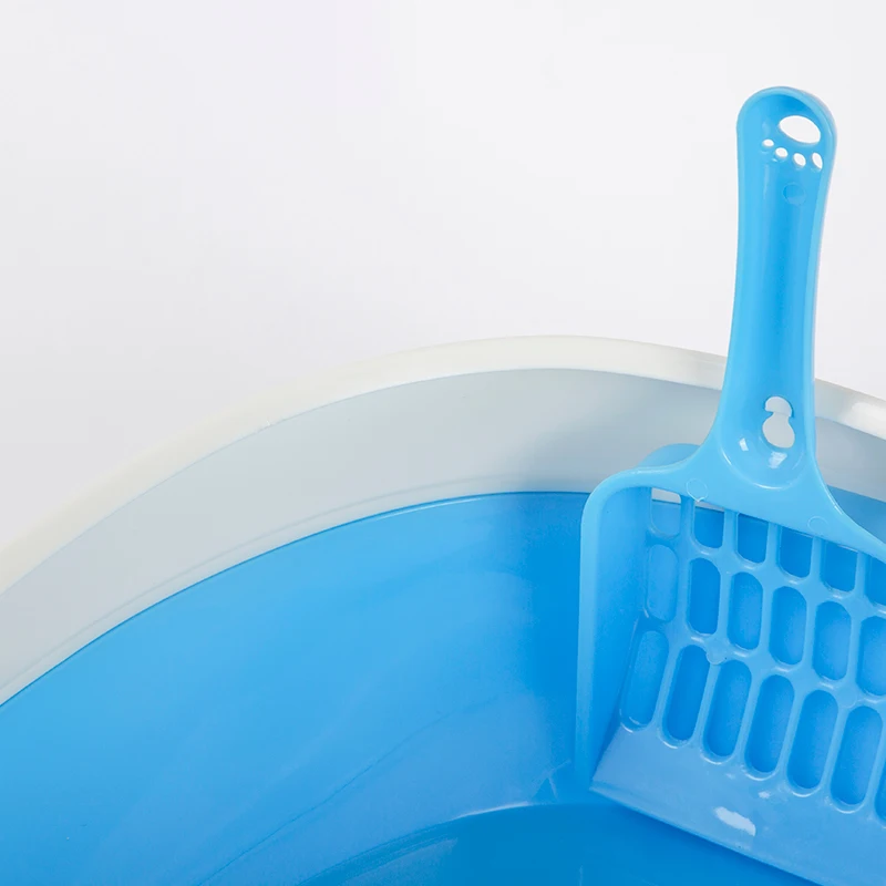 Wholesale Plastic Indoor Smart Cat litter Tray Toilet Open Bentonite Cat Litter Box for Cat