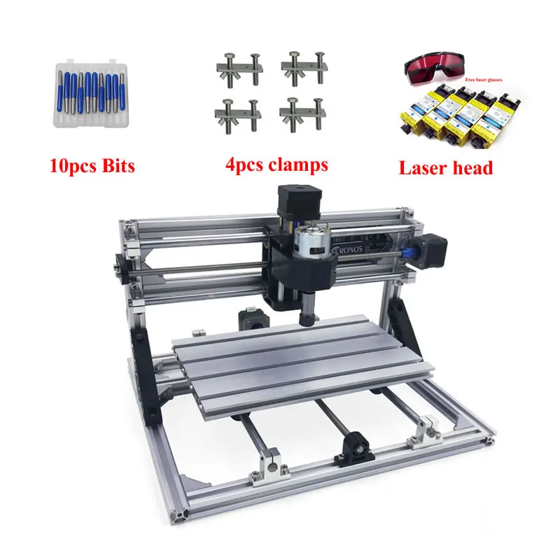 Новый дизайн Diy мини Гравировальный станок Cnc 3018pro 2418pro 1610pro деревянный лазер с отличной