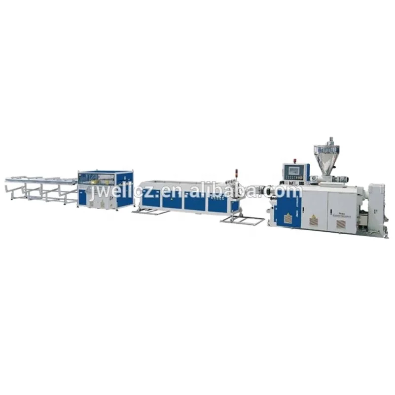 Jwell  China plastic small corrugated PE /HDPE/TPU/ PU/ PPR/  Pipe Extruder/Extrusion production line Extrusion