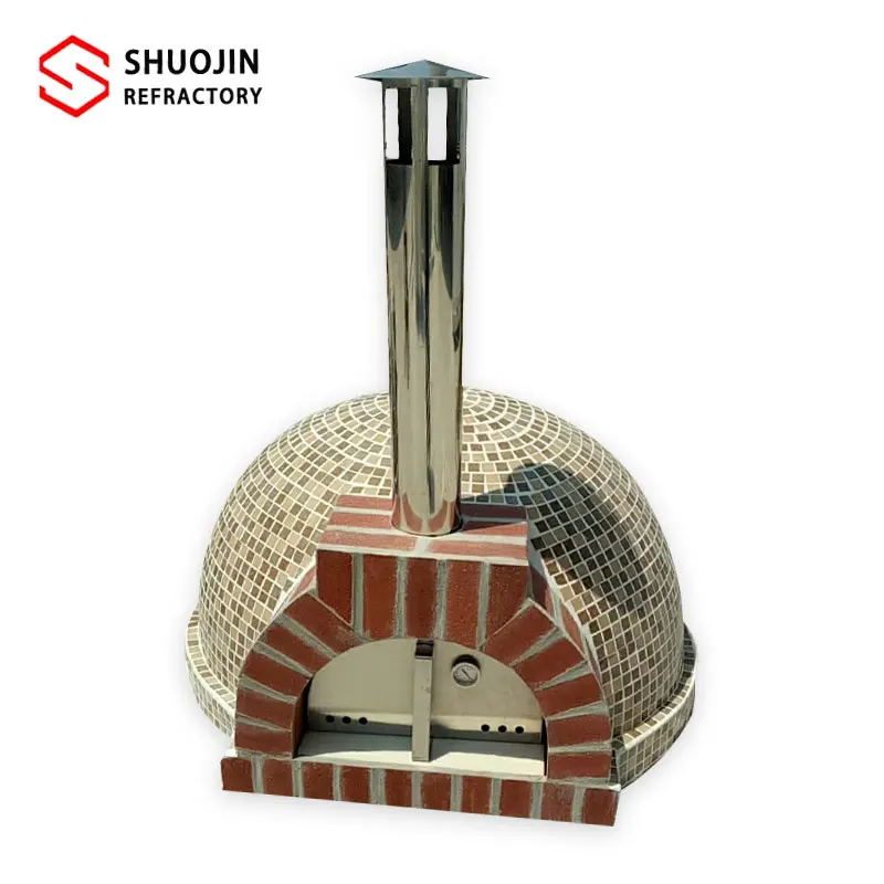 Factory Price Wood Burning Pizza Ovens Shaped like Refractory Bricks for Outdoor and Household Use