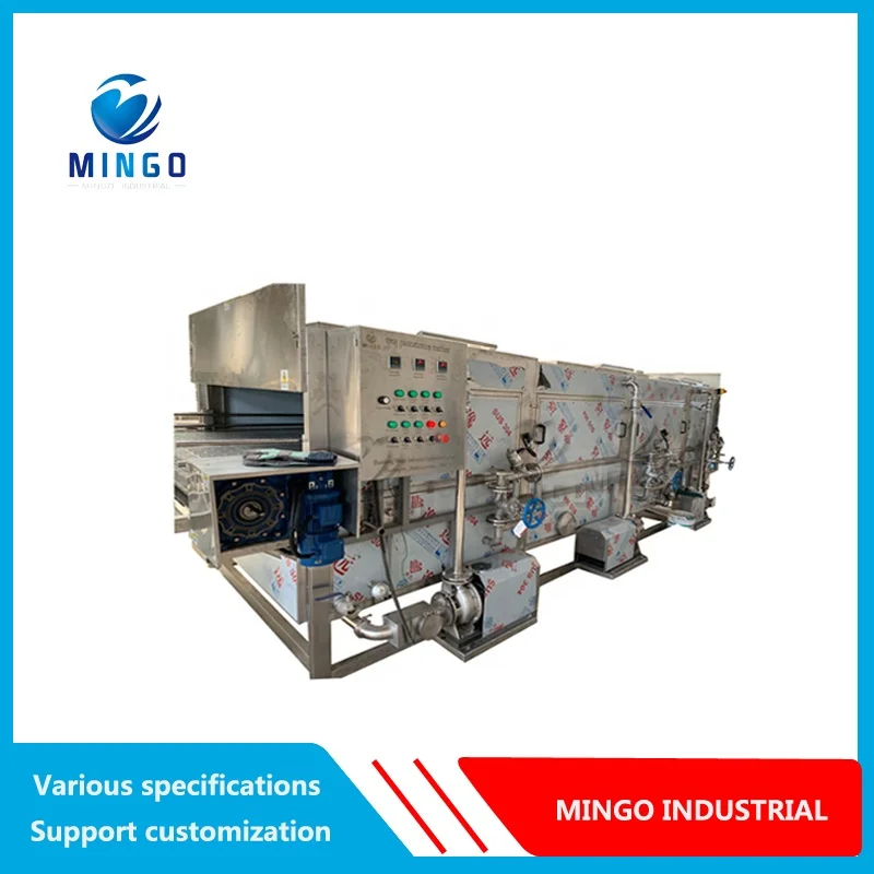 
Glass Bottles Pet Bottles Continuous Spray Tunnel Pasteurizer 