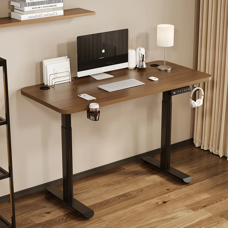 Electric Up And Down Control Dual Motor Computer Portable Table Leg Height Adjustable Home Office Desk