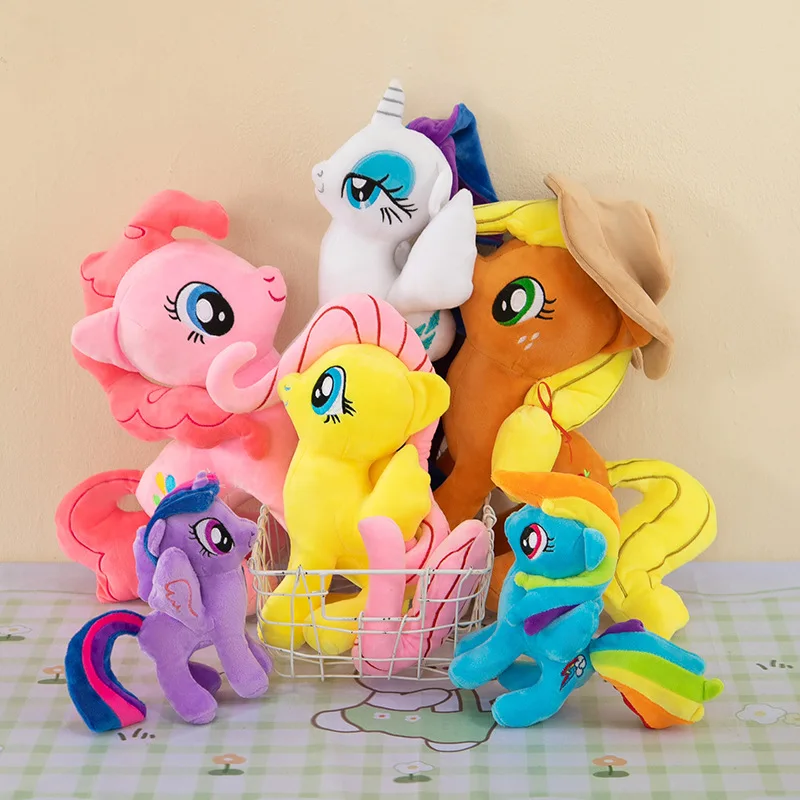 Cartoon Anime Cute Pet Horse 30cm Plush Toy Pillow Gift Cute Horse Doll Unicorn