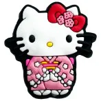 Wholesale Customized High Quality Croc Charms Holle kitty Pattern Soft Pvc Rubber Shoes Charm For Clog Shoes