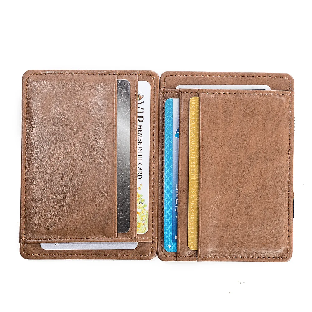 Leather Mini Wallet For Male Bank Credit Card Package Billeteras Para Hombre Sport Men Wallet Billetera Hombre