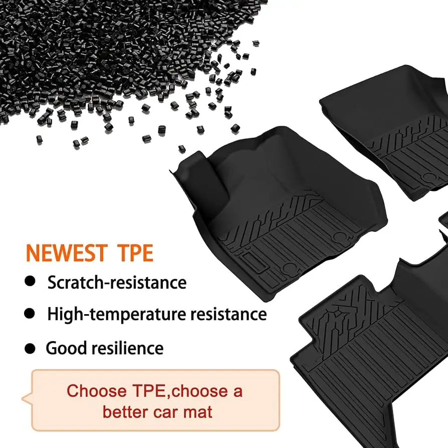 wholesale car mats floor TPE  popular 4x4 auto 3D 5D car  floor mat TPE  for TOYOTA HIACE 200 2014
