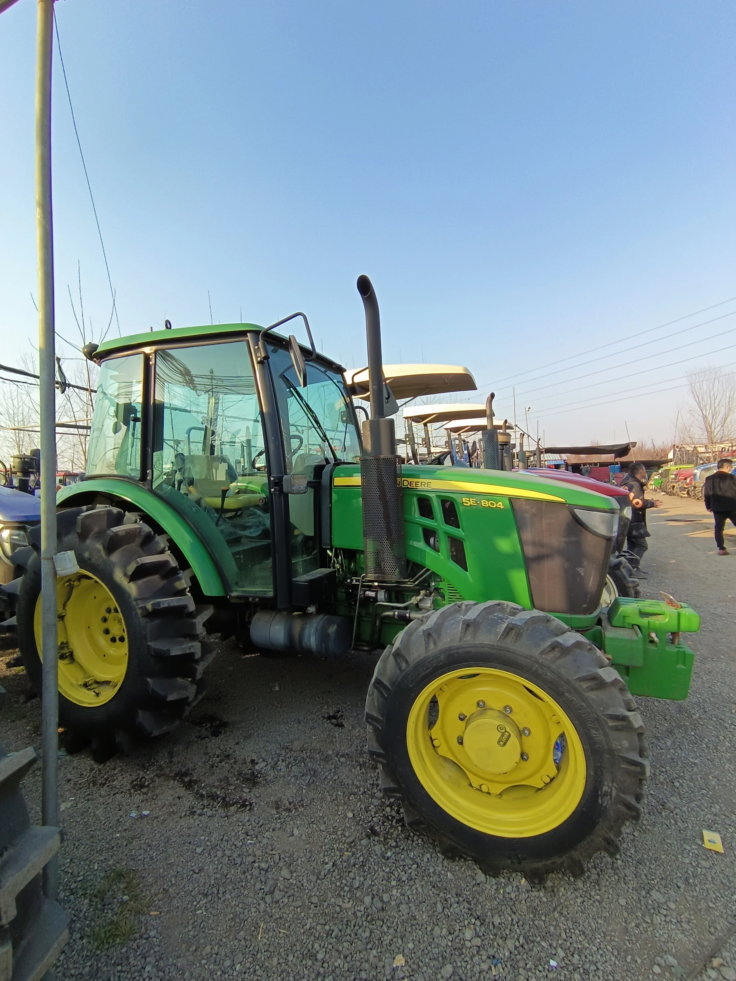 Good Quality Farm Machinery 80 HP Deer 804used Tractor Four Wheel Drive Garden