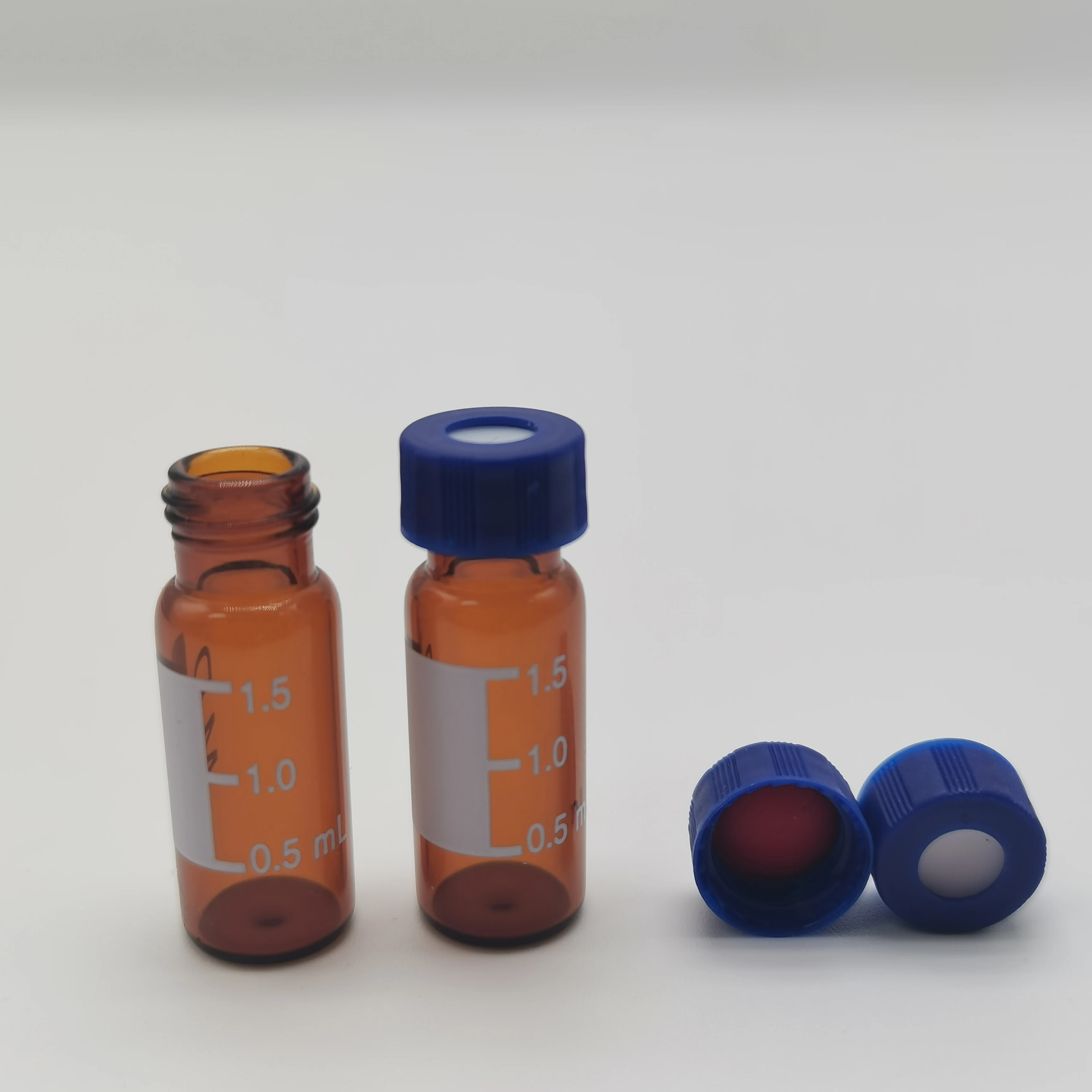 2ml Amber hplc chromatography Autosampler glass vials for laboratory sampling