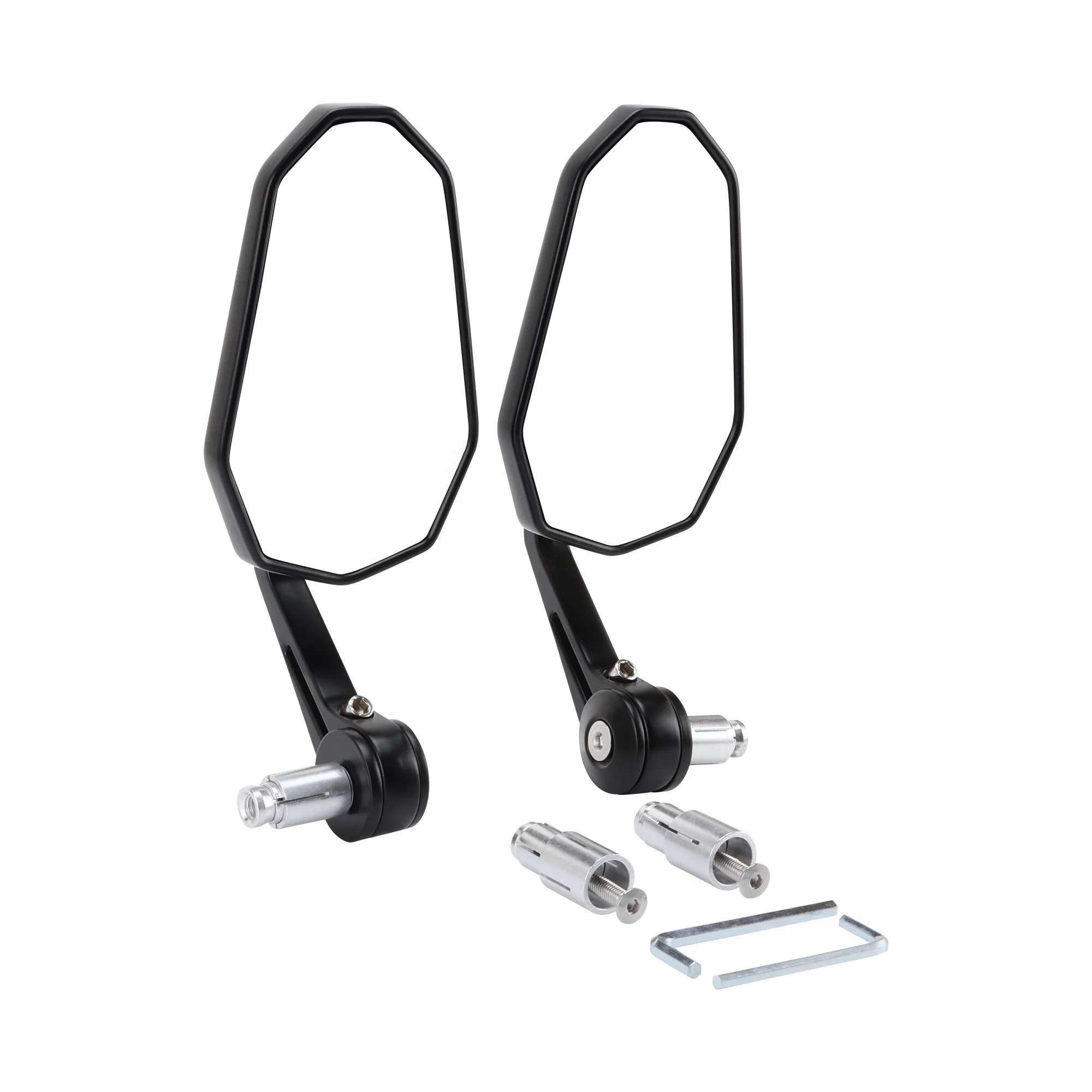 GOOFIT Handlebar End Mirrors Rearview Mirror All Metal Replacement for go Kart buggy ATV UTV Scooter Pitbike