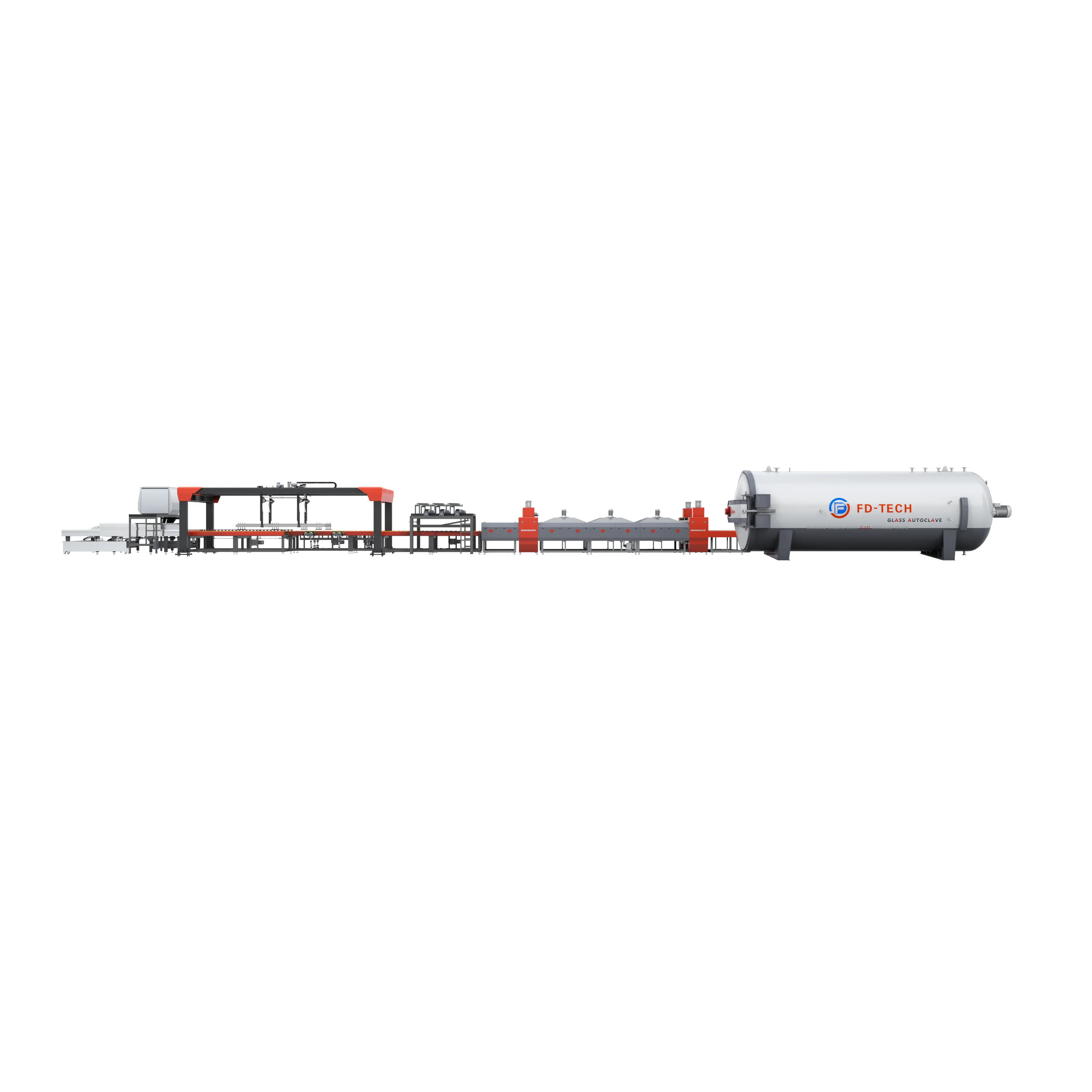 High Efficiency,Labor-Saving and Lower NoiseFull Automatic Laminated Glass Production Line